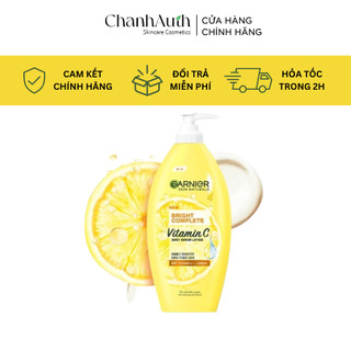Sữa dưỡng thể garnier trắng hồng rạng rỡ Body Lotion Serum Milk Bright Complete Hương thơm thành phần thực vật tự 400ml