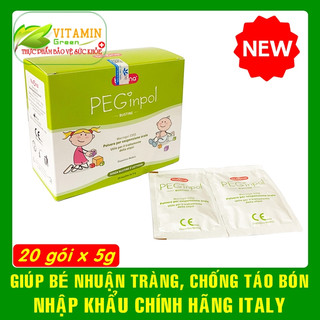 BUONA PEGINPOL GIÚP BÉ NHUẬN TRÀNG, HẾT TÁO BÓN (hộp 20 gói x 5g) | NHẬP KHẨU CHÍNH HÃNG ITALY