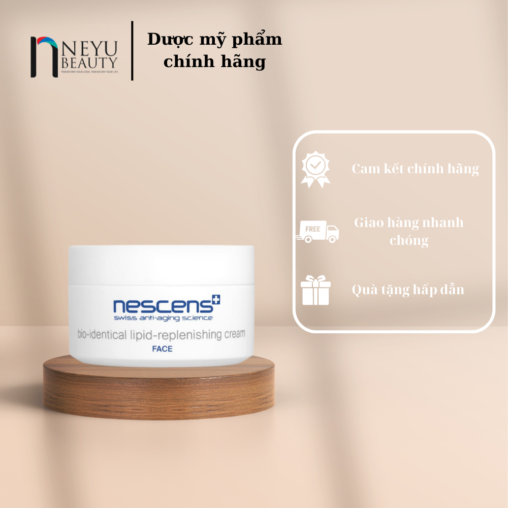 [Công Ty] Kem bù đắp lipit mô phỏng sinh học da Nescens Bio-identical Lipid-Replenishing Cream - Fac