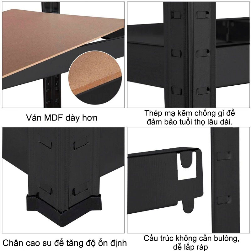 HUHU Kệ Để Lò Vi Sóng 5 Tầng Gỗ MDF Cao Cấp Kiểu Dáng Hàn Quốc Chống Thấm Nước Mối Mọt Gỉ Sét | BigBuy360 - bigbuy360.vn