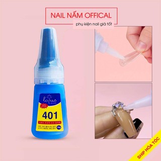 Keo 401 Lotus dán móng, gắn phụ kiện siêu chắc, không bị nóng