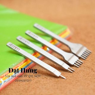 Sẹt đục trám size 3mm-4mm-5mm-6mm - Dụng cụ làm đồ da