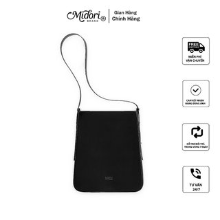 Túi Đeo Vai Da Nam Nữ RAVEN Thời Trang Unisex Du Lịch Polyester Chống Nước | Local Brand Mi Midori