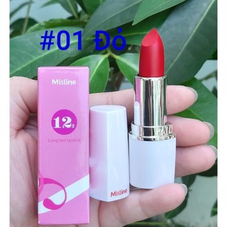 [Đỏ cam] Son Môi kem Siêu Lỳ Màu cam Đỏ wodwod Mistine #01 Hàn Quốc