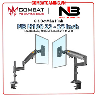 Giá Treo Màn Hình Máy Tính NB H100 17 - 30 Inch Hàng Chính Hãng