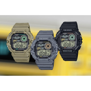 đồng hồ nam casio ws-1700 thiết kế chống shock , pin lên đến 10 năm sử dụng , size 48mm , chính hãng bảo hành 3 năm