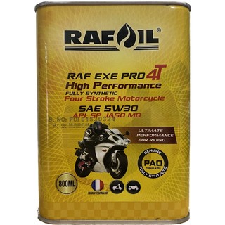 Nhớt RAFOIL PRO SAE 5W30 API: SP JASO MB FRENCH TECHNOLOGY FULLY SYNTHETIC (LON 0.8L)
