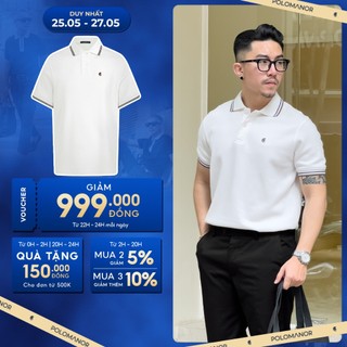 Áo polo nam CARLI vải cá sấu cotton interlock xuất xịn, nam tính, thanh lịch, sang trọng - POLOMANOR