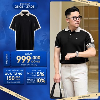 Áo polo nam LUKE vải cá sấu cotton interlock xuất xịn, nam tính, thanh lịch, sang trọng - POLOMANOR