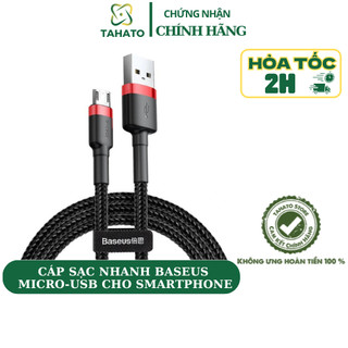 Cáp sạc nhanh baseus micro smartphone android bh 12 tháng.
