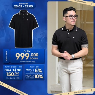 Áo polo nam DENIS vải cá sấu cotton interlock xuất xịn, nam tính, thanh lịch, sang trọng - POLOMANOR