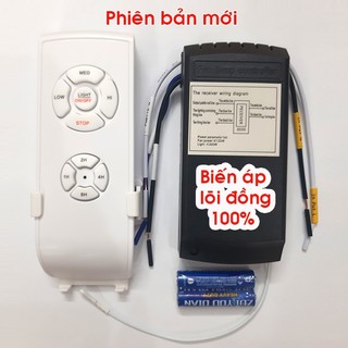 Mạch điều khiển quạt trần từ xa - remote điều khiển