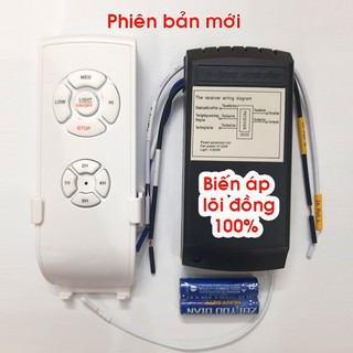 Mạch điều khiển quạt trần từ xa - công tắc điều khiển từ xa cho quạt trần và đèn- bộ điều khiển quạt trần từ xa