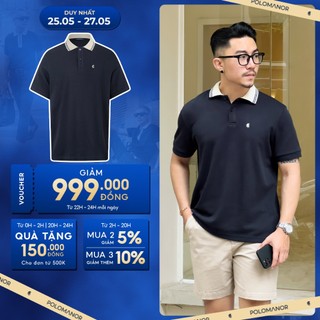 Áo polo nam TRAVIS vải cá sấu cotton interlock xuất xịn, nam tính, thanh lịch sang trọng - POLOMANOR