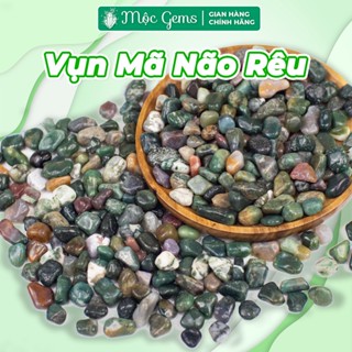  Đá Vụn Mã Não  Moss Agate  Mộc Gems Dùng Làm Phong Thủy Giúp Thu Hút Tài Lộc May Mắn 
