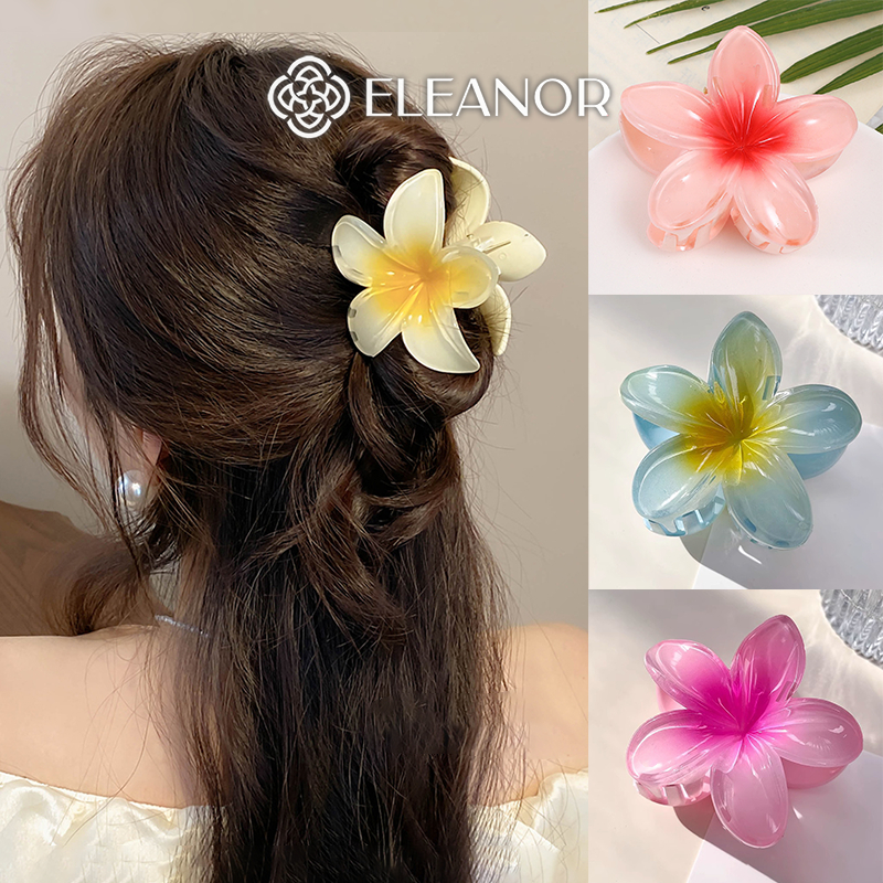 Kẹp hoa sứ Eleanor Accessories kẹp tóc nữ càng cua nhiều màu phụ kiện tóc 7633