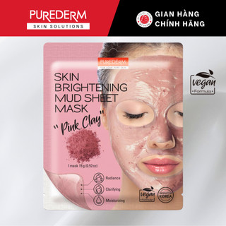 Purederm mặt nạ dưỡng da " đất sét hồng" 15g