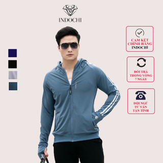 Áo chống nắng nam 2 lớp  INDOCHI chất vải thông hơi thoáng khí chống nắng chống UV tuyệt đối