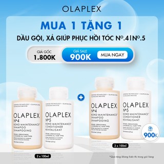  Bộ gội xả phục hồi Olaplex N4 100ml & N5 100ml tặng bộ gội xả N4 100ml + N5 100ml