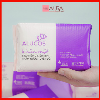Khăn mặt khô dùng 1 lần dạng rút alucos