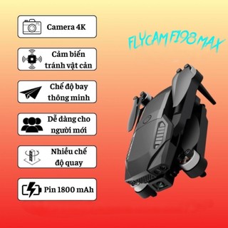 Flycam F198 MAX camera kép 4K, động cơ không chổi than, tạo MV cho người chơi