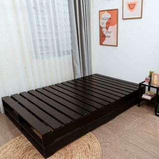 Giường ngủ Pallet Gỗ Tự Nhiên Cao Cấp | BẢO HÀNH TRỌN ĐỜI| Cao 10cm, 20cm đầy đủ kích thước