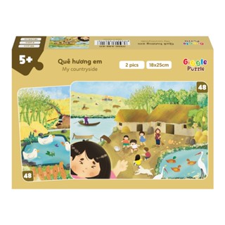 Puzzle Trí Tuệ Cho Bé 3-6 Tuổi - 24 48 96 Mảnh - Giúp Bé Thông Minh Hơn , Giggle Puzzle