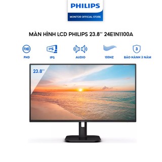 Màn hình lcd philips 24e1n1100a 23.8" fhd ips 100hz/audio - chính hãng - bh 36 tháng