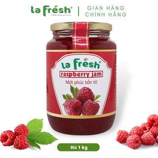 Mứt trái cây Lafresh, mứt Phúc bồn tử hủ thủy tinh 1Kg.