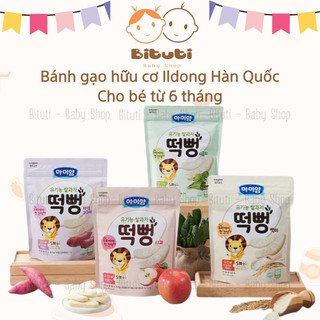 BÁNH GẠO ĂN DẶM HỮU CƠ ILDONG HÀN QUỐC CHO BÉ TỪ 6 THÁNG TUỔI - Bituti Shop