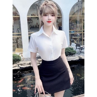 Áo sơ mi nữ tay ngắn công sở