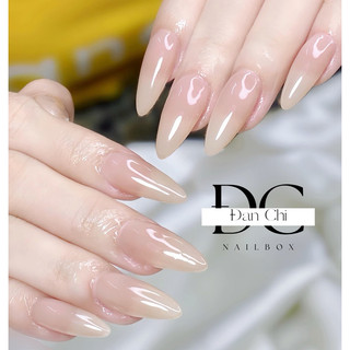 Nailbox Móng Úp Thiết Kế Sẵn Mẫu Trơn Thạch Nude