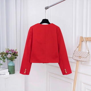 Áo khoác dạ tay dài mkg 89000