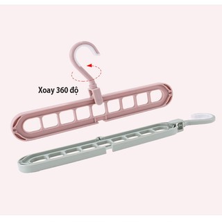 Móc treo quần áo treo đồ 9 lỗ