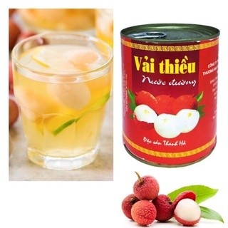 [SẢN XUẤT năm 2024] Vải Thiều Ngâm Nước Đường Đóng Lon 565g - BITRACO