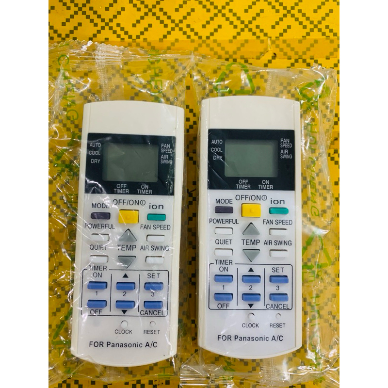 Khiển điều hòa panasonic 1 chiều ion