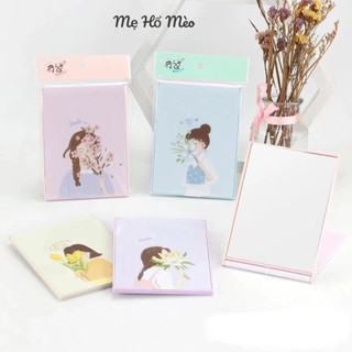 Bộ gương lược cầm tay dễ thương Mẹ Hổ Mèo