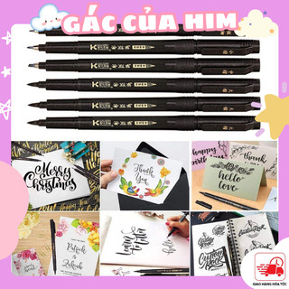 Bút cọ viết thư pháp calligraphy bút viết thư pháp nhiều ngòi có thể đổ mực