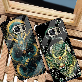 Ốp Lưng SAMSUNG GALAXY S7,S7 EDGE mặt kính cường lực cao cấp thiết kế Độc Quyền