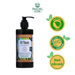 Dầu gội thảo mộc HLan thành phần thảo mộc, dùng cho tóc dầu và nhờn - 300ml