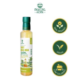 Giấm mật hoa dừa Sokfarm 100% nguyên chất, dùng thay thế giấm, thức uống detox và giảm cân - 256ml