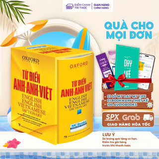 Sách - từ điển anh anh việt phiên bản bìa cứng màu vàng