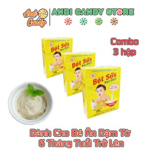 Combo 3 Hộp Bột Sữa Rồng Vàng Tuổi Thơ Cho Bé Từ 6 Tháng Tuổi 180gr