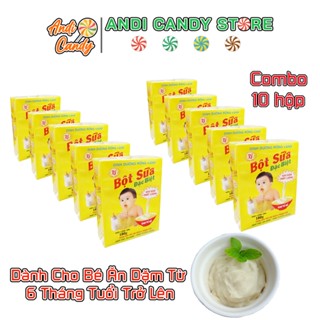 Combo 10 Hộp Bột Sữa Dinh Dưỡng Rồng Vàng Tuổi Thơ Dành Cho Bé Từ 6 Tháng Tuổi