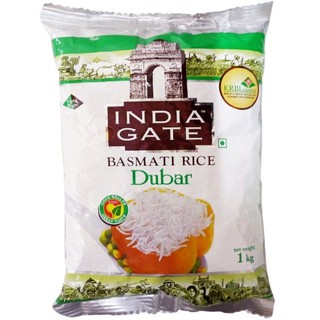 Gạo dài nấu cơm Dubar India Gate Basmati Rice 1kg