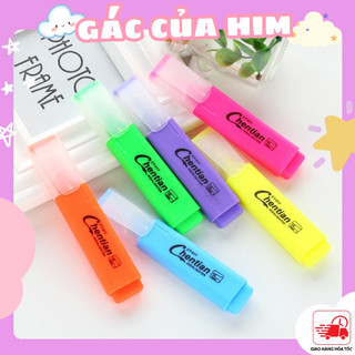 Bút Đánh Dấu highlight Macaron Dạ Quang 6 Màu Lựa Chọn Màu Sắc Cho Học Sinh