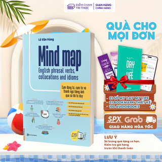 Sách - Mind Map English phrasal verbs, collocations and idioms - Cụm động từ, cụm từ và thành ngữ tiếng Anh qua sơ đồ