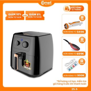 Hỏa tốc - Nồi chiên không dầu (Big size) 8L COMET - CM6856