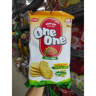 Bánh gạo mặn One One vị bò nướng 150g