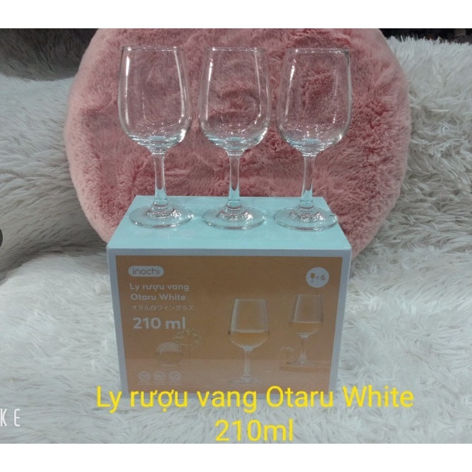 Ly rượu vang Otaru Inochi 210ml thủy tinh